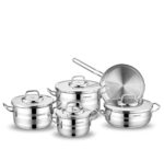 Korkmaz Astra 2 Stainless Steel Cookware Set Pcs