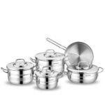 Korkmaz Astra 2 Stainless Steel Cookware Set Pcs