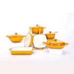 7PCS ENAMEL CAST IRON COOKWARE SET - Image 3