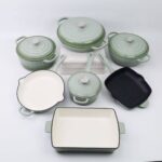 7PCS ENAMEL CAST IRON COOKWARE SET - Image 7