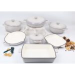 7PCS ENAMEL CAST IRON COOKWARE SET - Image 14