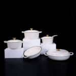5PCS ENAMEL CAST IRON COOKWARE SET - Image 7