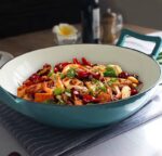 36CM ENAMEL CAST IRON WOK PAN - Image 13