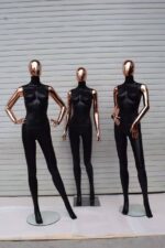 Full Body Black Champagne Mannequin
