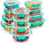 12-piece high borosilicate glass storage container set - Image 4