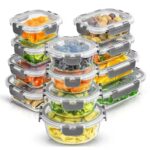 12-piece high borosilicate glass storage container set - Image 2
