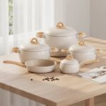 9-PCS SPHERICAL CERAMIC NONSTICK COOKWARE SET - Image 8