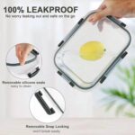 12-piece high borosilicate glass storage container set - Image 5