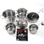 ZEPTER 12PCS SET COOKWARE - STAINLESS STEEL
