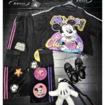 Trendy New 2Pieces Printed Stitch Cartoon Style