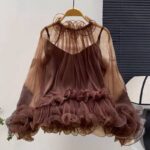 Trendy  Layered Loose Top - Image 4