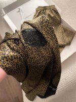 Luxury High End Leopard Print Ice Silk Women’s Pajamas - Image 6