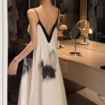 Beautiful Nightgown With Chest Pads - Image 2