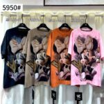 Luxury Trendy T-shirt Top - Image 2