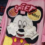 Luxury Trendy T-shirt Top - Image 4