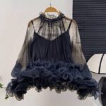 Trendy  Layered Loose Top