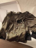Luxury High End Leopard Print Ice Silk Women’s Pajamas - Image 7