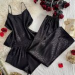 Luxury Ice Silk Women’s Pajamas - Image 2