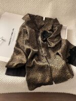 Luxury High End Leopard Print Ice Silk Women’s Pajamas - Image 3