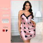 Plus Size Women’s Silk Nightgown