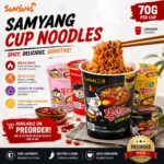 Samyang Spicy Cup Noodles – 70g Per Cup | Available on Preorder