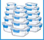 15-Piece Premium Borosilicate Glass Food Storage Container Set | Airtight, Leakproof & Stackable - Image 5