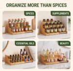 3-Tier Expandable Bamboo Spice Rack – Smart Kitchen Storage Organizer - Image 6