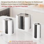 Food Container Lid Organizer Rack – Keep Your Kitchen Neat & Organized - Image 11