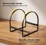Kitchen Plate Holder Organizer – Cabinet Space Saver Dinner Dish Storage Rack - Image 8