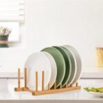 Premium Bamboo Plate Rack | Available in 2, 4, 6 & 8 Grids - Image 13
