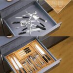Bamboo Drawer Organizer – Large Expandable Natural Cutlery Tray - Image 9