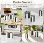 Food Container Lid Organizer Rack – Keep Your Kitchen Neat & Organized - Image 7