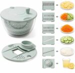 5-in-1 Multi-Function Vegetable Slicer, Shredder & Salad Spinner - Image 2