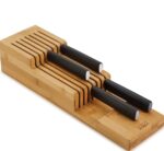 DrawerStore Compact Bamboo Knife Organizer – Holds Up to 9 Knives - Image 2