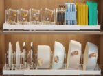 Expandable Kitchen Pot & Lid Organizer – Adjustable Steel Storage Rack - Image 12