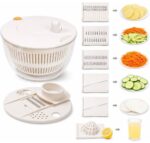 5-in-1 Multi-Function Vegetable Slicer, Shredder & Salad Spinner - Image 3