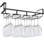 Adjustable Under-Cabinet Stemware Holder – Space-Saving Wine Glass Rack - Image 4