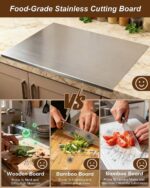 304 Stainless Steel Kitchen Countertop Protector - Image 10
