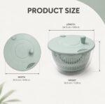 5-in-1 Multi-Function Vegetable Slicer, Shredder & Salad Spinner - Image 8