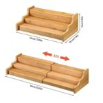 3-Tier Expandable Bamboo Spice Rack – Smart Kitchen Storage Organizer - Image 4