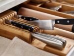 DrawerStore Compact Bamboo Knife Organizer – Holds Up to 9 Knives - Image 6
