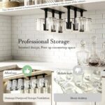 2-Pack Under Cabinet Wine Glass Holder – No-Drill Space-Saving Storage - Image 8