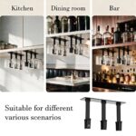 2-Pack Under Cabinet Wine Glass Holder – No-Drill Space-Saving Storage - Image 7