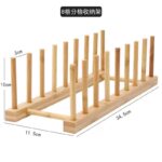 Premium Bamboo Plate Rack | Available in 2, 4, 6 & 8 Grids - Image 8