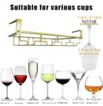 Adjustable Under-Cabinet Stemware Holder – Space-Saving Wine Glass Rack - Image 9