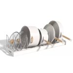 Expandable Kitchen Pot & Lid Organizer – Adjustable Steel Storage Rack - Image 7