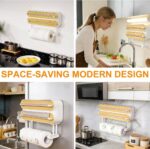 3-in-1 Kitchen Wrap Dispenser with Cutters – Smart & Space-Saving Kitchen Organizer - Image 5