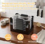 Food Container Lid Organizer Rack – Keep Your Kitchen Neat & Organized - Image 12