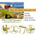 Adjustable Under-Cabinet Stemware Holder – Space-Saving Wine Glass Rack - Image 7
